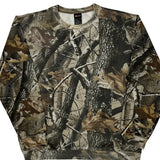 Realtree Camo Long Sleeve T-Shirt - Large Camo Cotton Blend