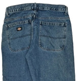 Dickies Double Knee Jeans - 34W 30L Blue Denim