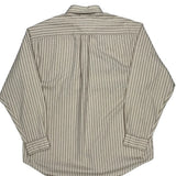Tommy Hilfiger Striped Shirt - Large Beige Cotton