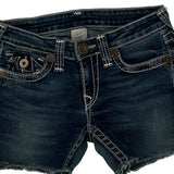True Religion Denim Shorts - 26W US 0 Blue Denim