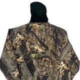 Mossy Oak Camo Bomber Jacket - Large Brown Polyester