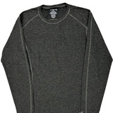 Carhartt Long Sleeve T-Shirt - Large Gray Polyester
