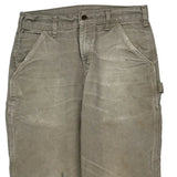 Carhartt Carpenter Trousers - 30W 31L Grey Cotton