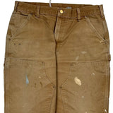 Carhartt Double Knee Carpenter Trousers - 33W 31L Brown Cotton