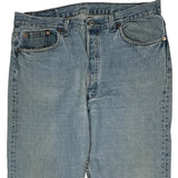 501 Levis Jeans - 36W 30L Light Wash Denim