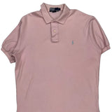 Polo By Ralph Lauren Polo Shirt - Large Pink Cotton