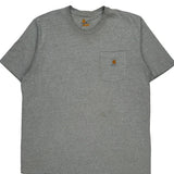 Carhartt T-Shirt - XL Grey Cotton