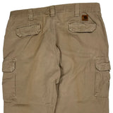 Carhartt Cargo Trousers - 40W 30L Khaki Cotton