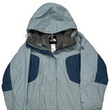 The North Face Waterproof Jacket - XL Blue Nylon