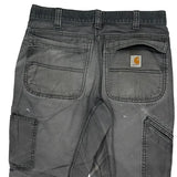 Carhartt Cargo Trousers - 32W 28L Grey Cotton Blend