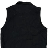 Old Mill Vest - Large Black Cotton