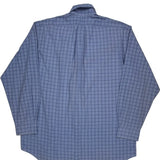 Yarmouth Ralph Lauren Checked Shirt - Large Blue Cotton