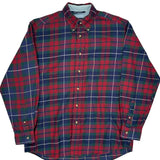 Nautica Checked Flannel Shirt - Medium Multicoloured Cotton