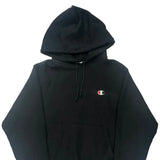 Reverse Weave Champion Hoodie - Small Black Cotton