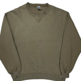 Russell Athletic Sweatshirt - XL Khaki Cotton