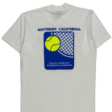 1988 USta/Volvo Tennis League Screen Stars Graphic T-Shirt - XL White Cotton Blend