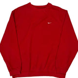 Nike Sweatshirt - XL Red Cotton
