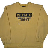Nike Vintage Nike Graphic Sweatshirt - 2XL Yellow Cotton