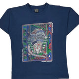 Dreaming Kangaroo Everything West Australia Graphic T-Shirt - XL Blue Cotton