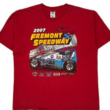 Fremont Speedway Jerzees Graphic T-Shirt - XL Red Cotton