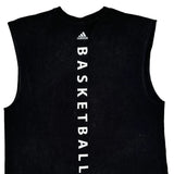 Basketball Adidas Tank Top - XL Black Cotton