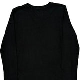 Carhartt Long Sleeve T-Shirt - Medium Black Cotton