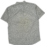 Levis Floral Short Sleeve Shirt - Large Black Cotton