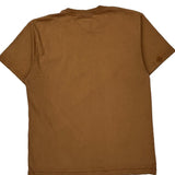 Dickies T-Shirt - Large Brown Cotton