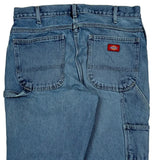 Dickies Carpenter Jeans - 32W 26L Blue Cotton