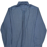 Ralph Lauren Striped Shirt - Medium Blue Cotton