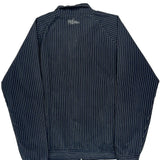 Quiksilver Striped Harrington Jacket - Medium Black Cotton