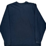 Carhartt Long Sleeve T-Shirt - XL Navy Cotton