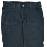 Carhartt Double Knee Carpenter Pants - 34W 29L Gray Cotton