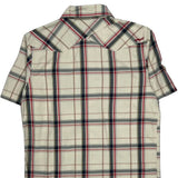 Oakley Checked Short Sleeve Shirt - Small Multicoloured Cotton