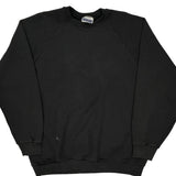 Fruit Of The Loom Blank Sweatshirt - XL Black Cotton Blend
