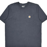 Carhartt T-Shirt - 2XL Gray Cotton