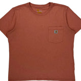 Carhartt T-Shirt - XL Red Cotton