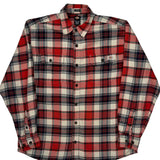Dickies Checked Flannel Shirt - Medium Blue Cotton