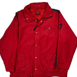Polo By Ralph Lauren Windbreaker - Large Red Polyester