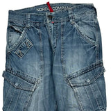 Nordic Company Cargo Shorts - 34W 20L Blue Denim