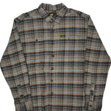 Lee Checked Flannel Shirt - XL Blue Cotton