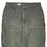 Carhartt Double Knee Carpenter Pants - 32W 33L Gray Cotton