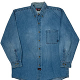 Dickies Denim Shirt - Large Blue Cotton