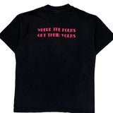 Diner Hanes Graphic T-Shirt - Large Black Cotton