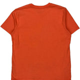 Carhartt T-Shirt - Large Orange Cotton
