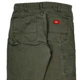 Dickies Carpenter Pants - 31W 32L Green Cotton