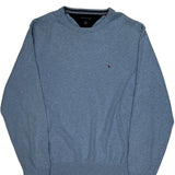 Tommy Hilfiger Sweater - Large Blue Cotton