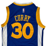Golden State Warriors Adidas Nba Jersey - Small Blue Polyester