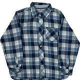 Age 7 Tommy Hilfiger Checked Flannel Shirt - XS Blue Cotton