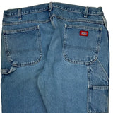 Dickies Carpenter Pants - 38W 30L Blue Cotton
